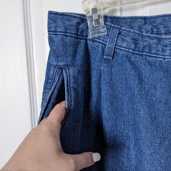 Vintage Riveted by Lee Classic Cotton Medium Wash High Rise Mom Jeans Size 16M - Picture 4 of 5